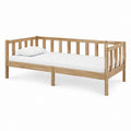 Tagesbett Bettgestell honigbraun aus massivem Kiefernholz rechteckig 90 x 200 cm