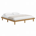 Bettgestell Doppelbett Natur Massivholz Kiefer rechteckig 160 x 200 cm